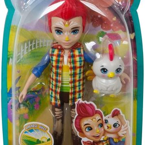 ENCHANTIMALS PAPUSI SI ANIMALUTE REDWARD ROOSTER SI CLUCK