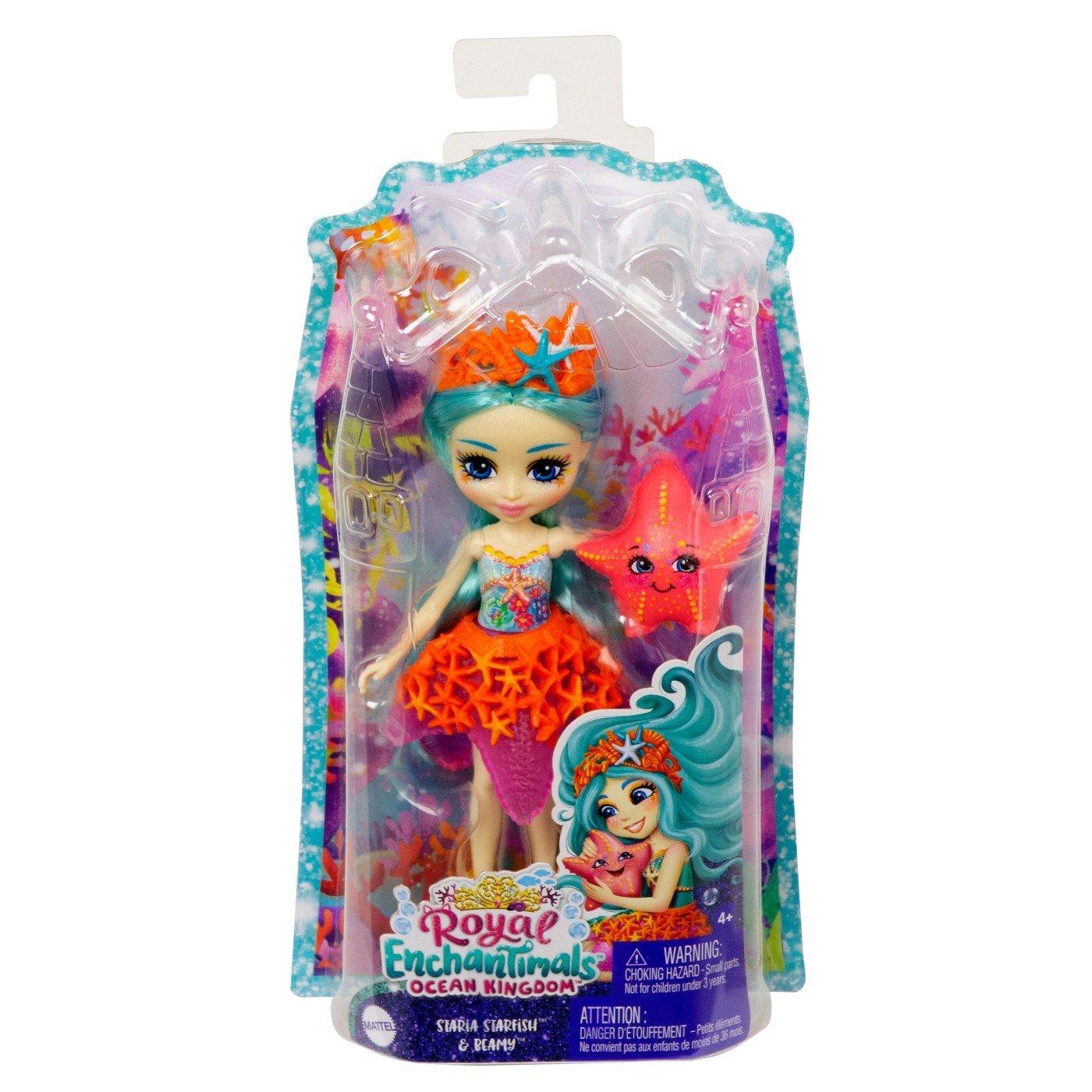 Enchantimals Papusi Si Animalute Staria Starfish Si Beamy