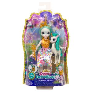 ENCHANTIMALS ROYAL PAPUSI SI ANIMALUTE QUEEN UNITY SI STEPPER