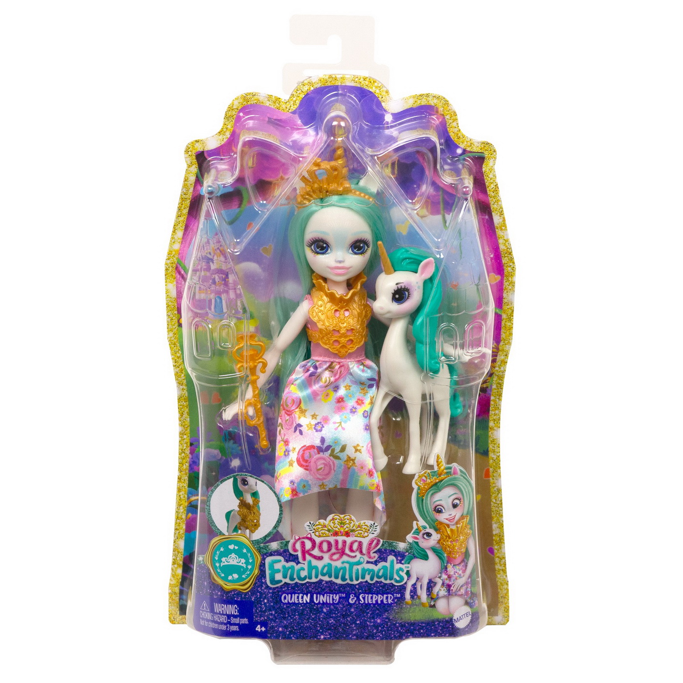 Enchantimals Royal Papusi Si Animalute Queen Unity Si Stepper