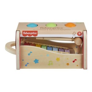 FISHER PRICE BANCA CU CIOCAN SI XILOFON DIN LEMN
