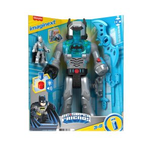 FISHER PRICE IMAGINEXT DC SUPER FRIENDS ROBOT BATMAN IN COSTUM GRI 30CM