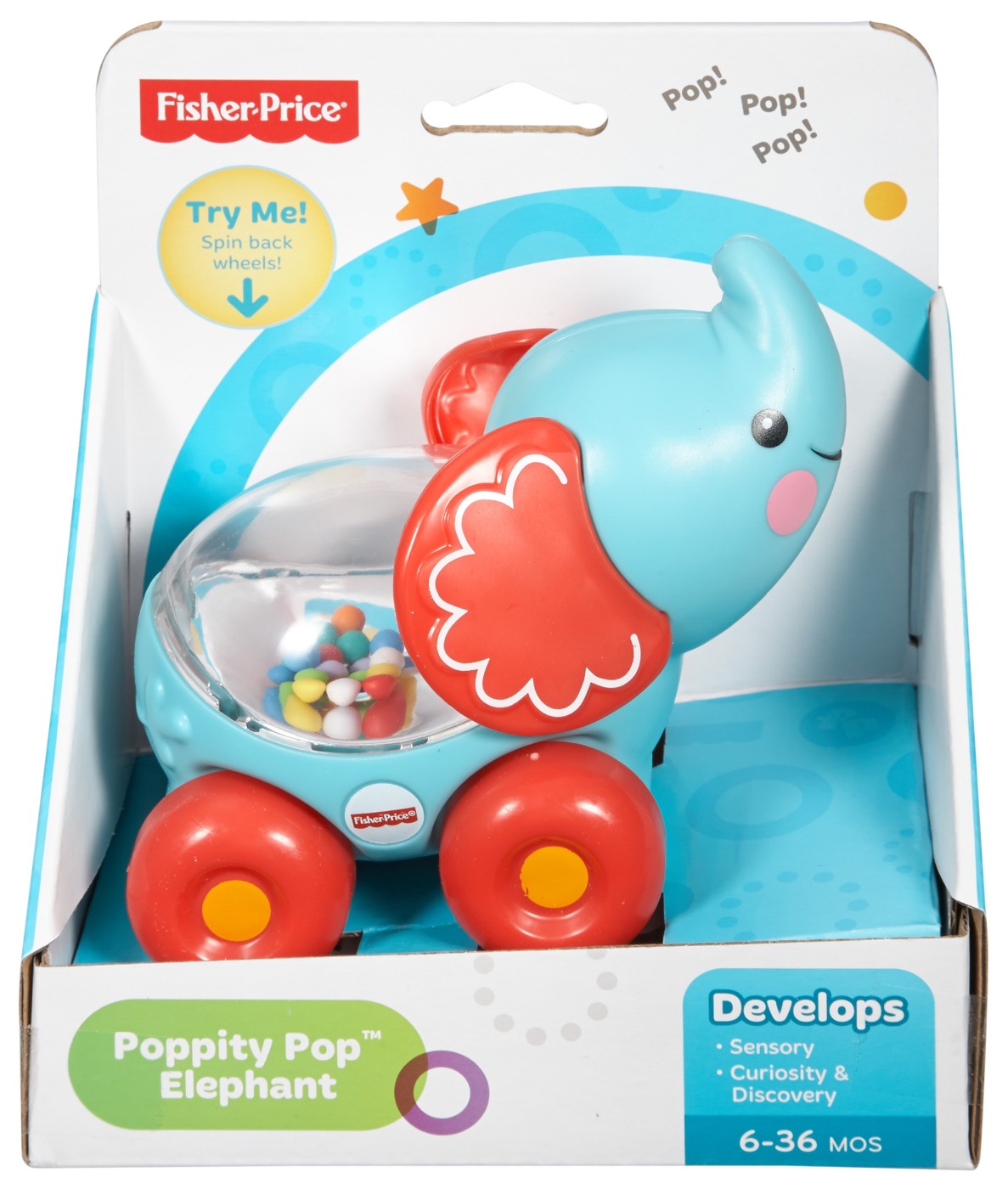 Fisher Price Jucarie Apasa Si Mergi Elefant
