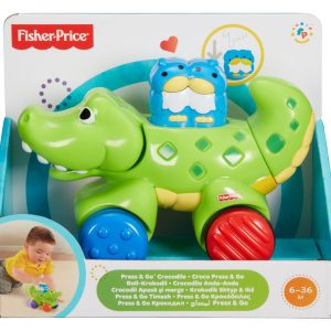 FISHER PRICE JUCARIE BEBE CROCODIL PRESS AND GO