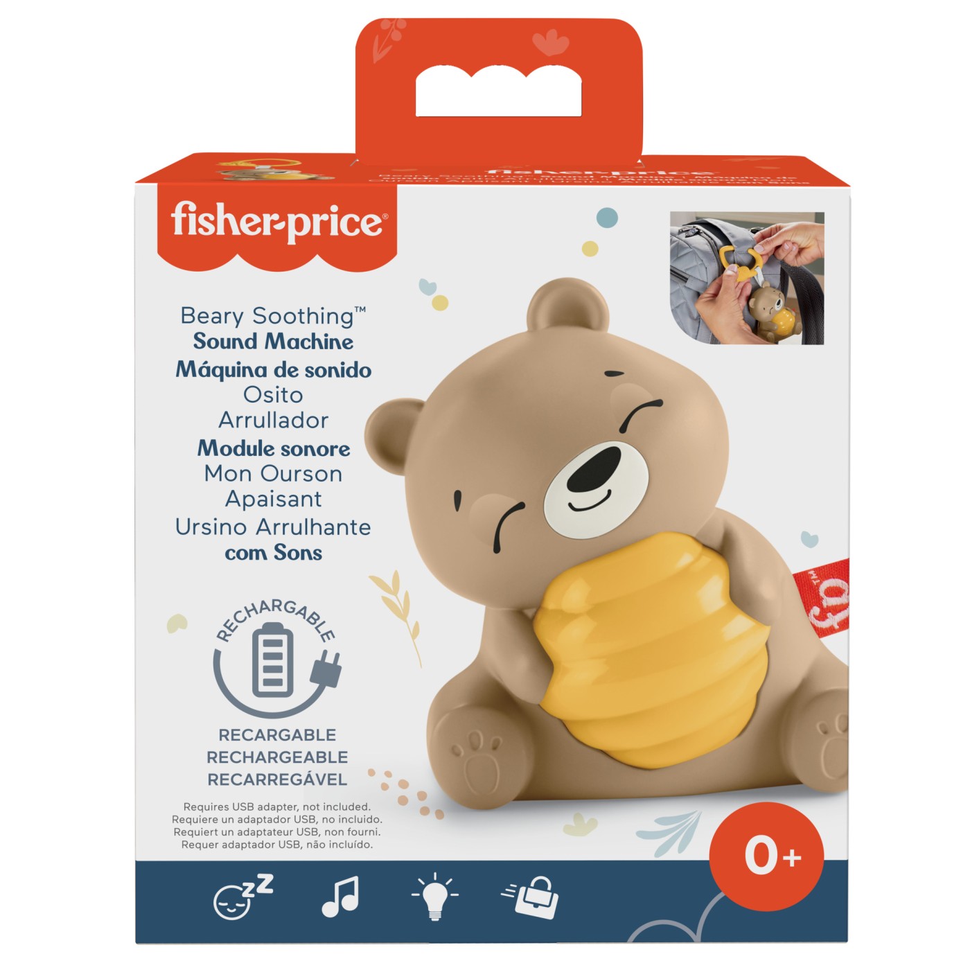 FISHER PRICE URSULET CU SUNETE SI LUMINI