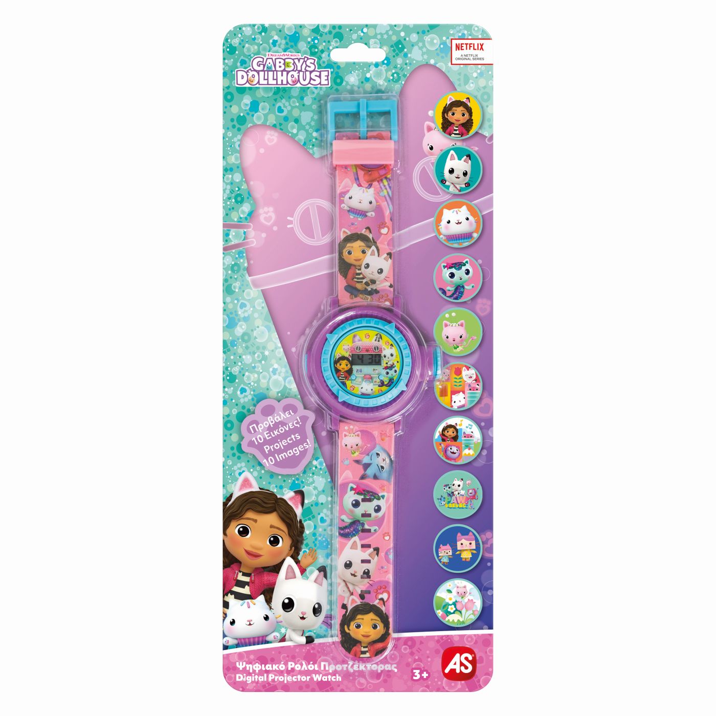 Gabbys Dollhouse Ceas Digital Proiector