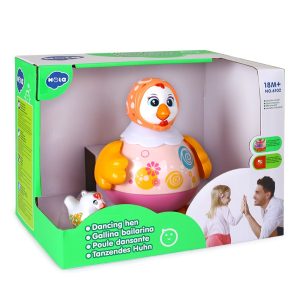 GAINUSA ROZ DANSATOARE CU DOI PUISORI