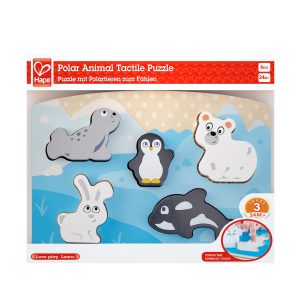 HAPE PUZZLE TACTIL - ANIMALELE POLARE