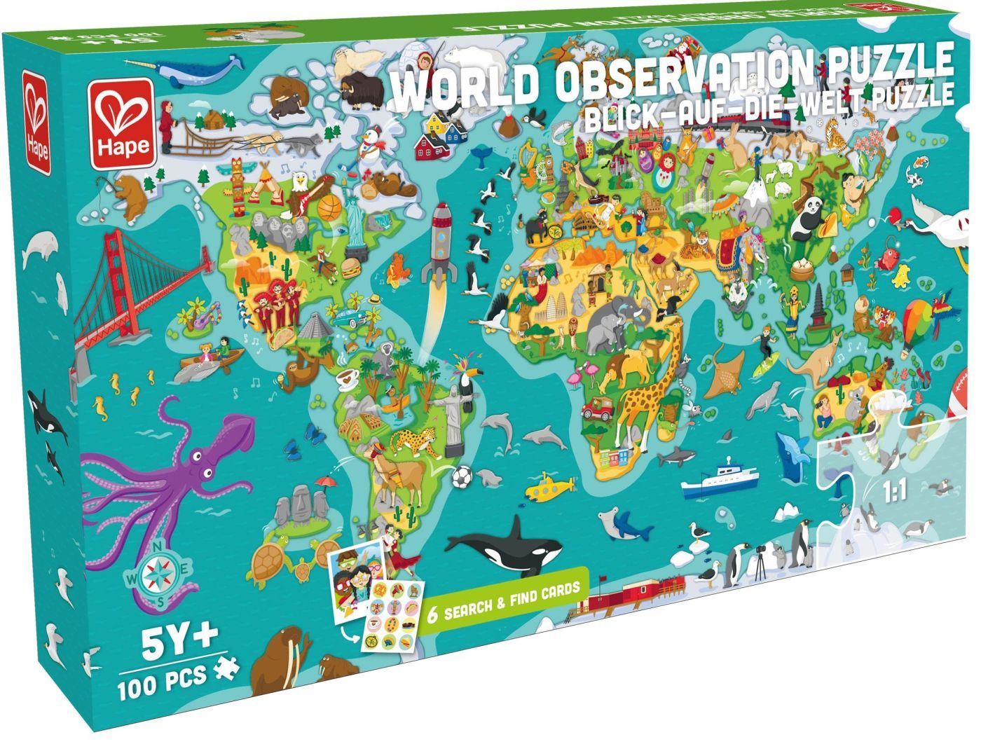 HAPE PUZZLE TURUL LUMII