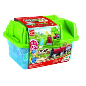 HAPE SET TRENULET RUSTIC CU CUTIE DE DEPOZITARE