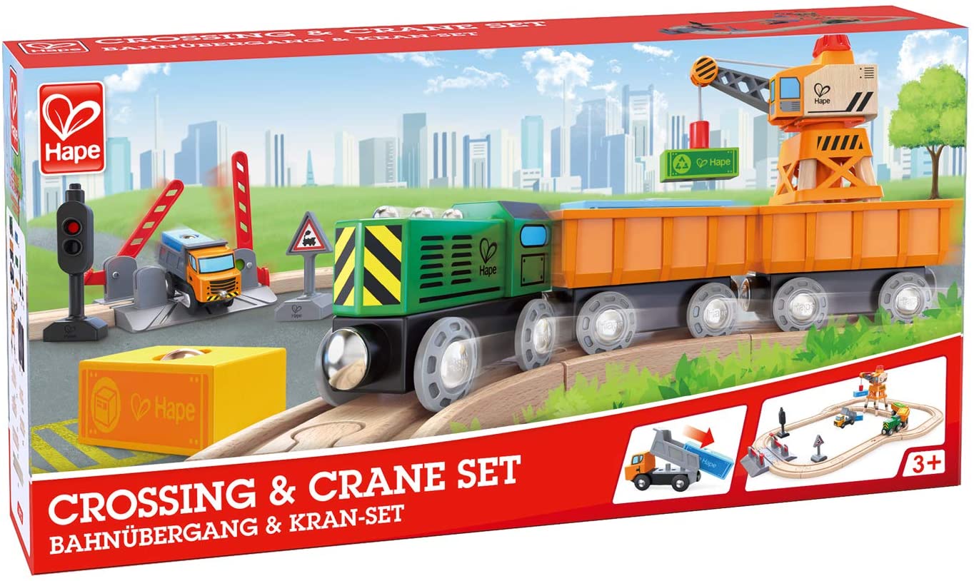 Hape Tren De Marfa Cu Macara