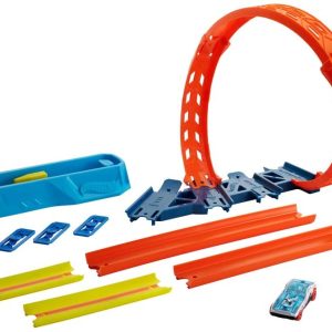 HOT WEELS TRACK BUILDER ELEMENTE PISTA BUCLA REGLABILA