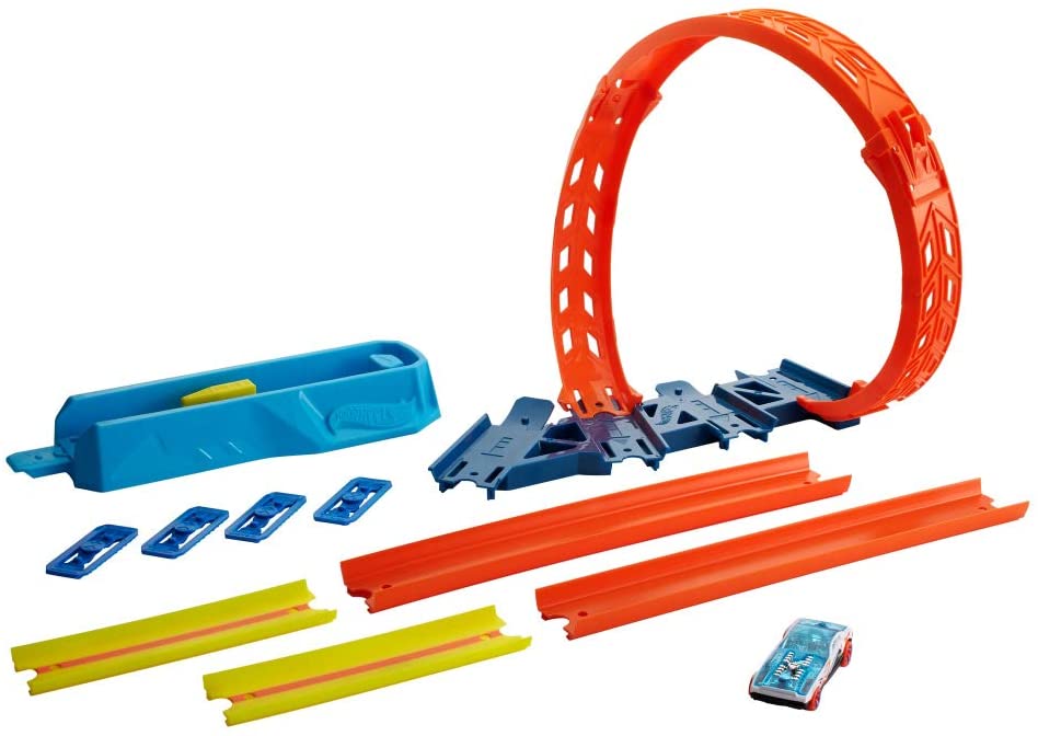 Hot Weels Track Builder Elemente Pista Bucla Reglabila