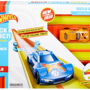 HOT WEELS TRACK BUILDER ELEMENTE PISTA PLIABILA GALBENA