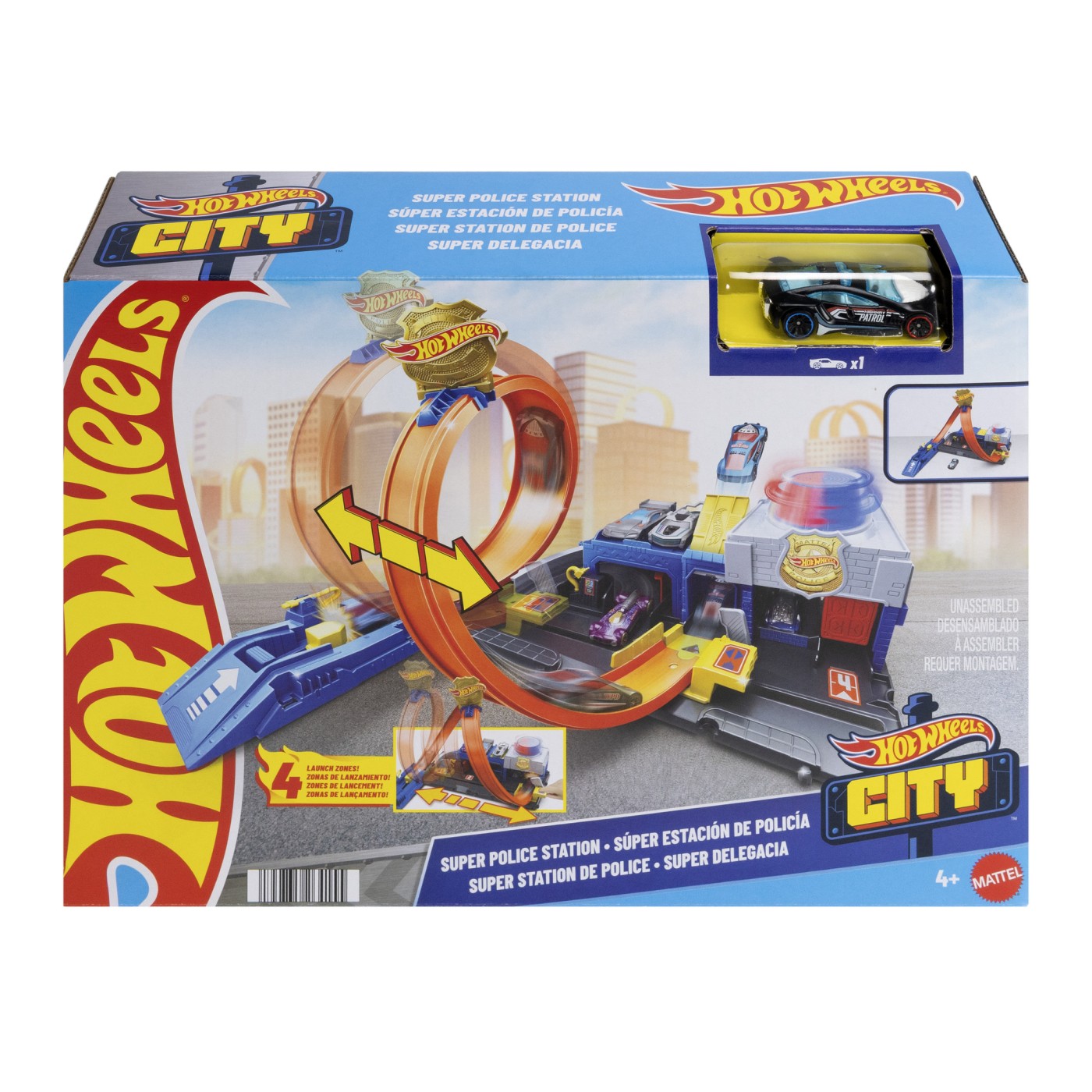 HOT WHEELS CITY SET DE JOACA SUPER STATIE DE POLITIE