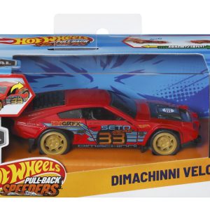 HOT WHEELS MASINUTA METALICA CU SISTEM PULL BACK DIMACHINNI VELOCE NIGHT BURNERZ SCARA 1:43