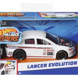 HOT WHEELS MASINUTA METALICA CU SISTEM PULL BACK LANCER EVOLUTION IX SCARA 1:43