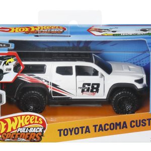 HOT WHEELS MASINUTA METALICA CU SISTEM PULL BACK TOYOTA TACOMA CUSTOM FACTORY FRESH SCARA 1:43