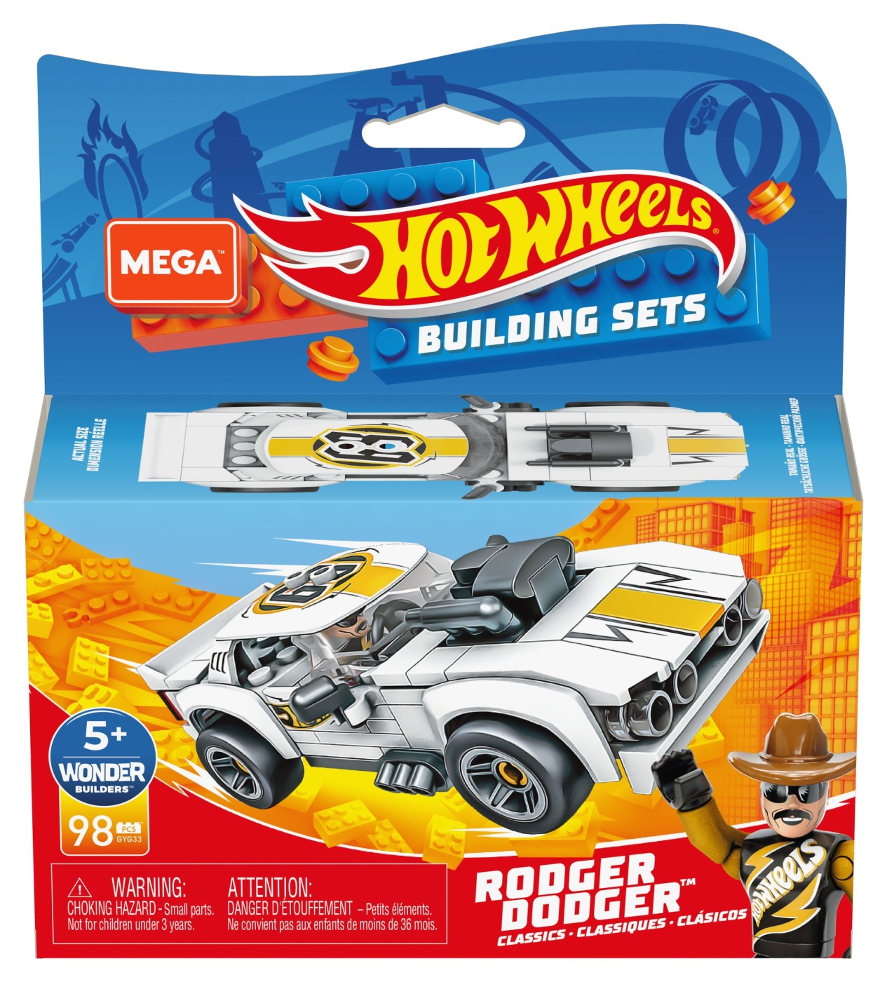 Hot Wheels Mega Masinuta Construibila Rodger Dodger