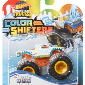 HOT WHEELS MONSTER TRUCK CAMION THE HOG CU CULORI SCHIMBATOARE SCARA 1:64