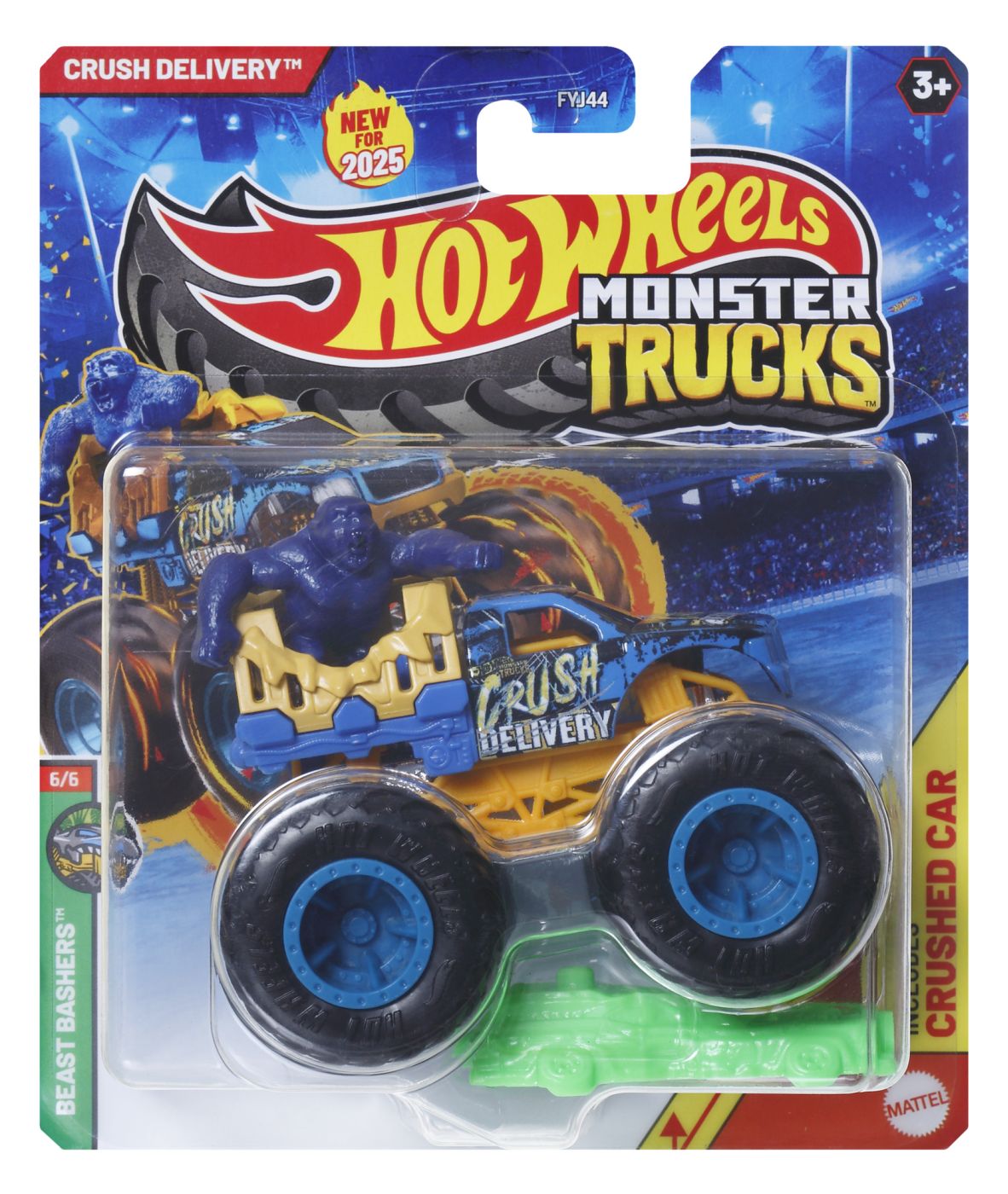 Hot Wheels Monster Truck Masinuta Crush Delivery Scara 1:64