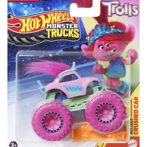 HOT WHEELS MONSTER TRUCK MASINUTA TROLLS POPPY SCARA 1:65