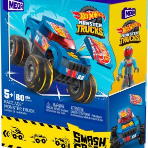 HOT WHEELS MONSTER TRUCK MEGA SET CONSTRUCTIE CU MASINA DE TEREN RACE ACE