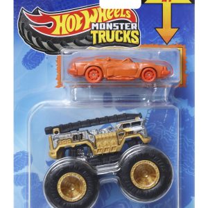 HOT WHEELS MONSTER TRUCK SI MASINUTA METALICA 5 ALARM