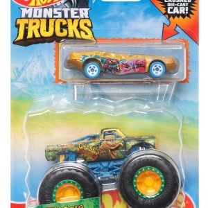 HOT WHEELS MONSTER TRUCK SI MASINUTA METALICA CHASSIS SNAPPER