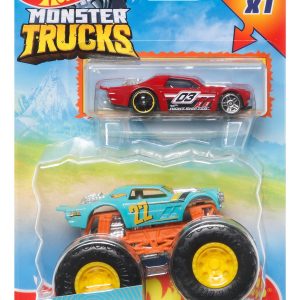 HOT WHEELS MONSTER TRUCK SI MASINUTA METALICA NIGHT SHIFTER