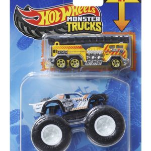 HOT WHEELS MONSTER TRUCK SI MASINUTA METALICA NIGHT SHIFTER