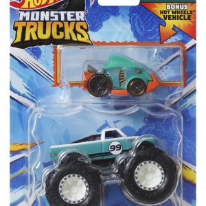 HOT WHEELS MONSTER TRUCK SI MASINUTA METALICA PURE MUSCLE