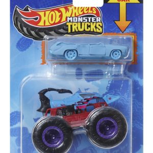 HOT WHEELS MONSTER TRUCK SI MASINUTA METALICA SCORPEDO