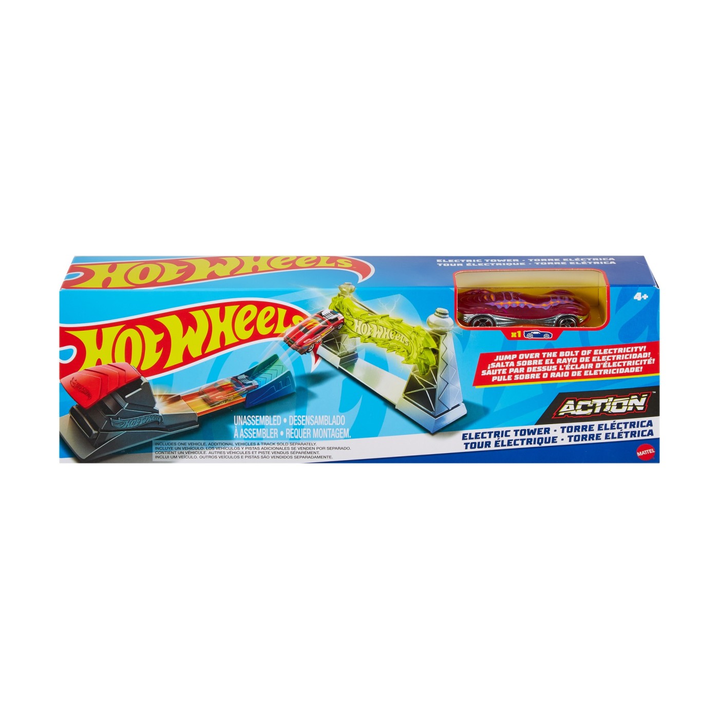 HOT WHEELS PISTA OBSTACOL ELECTRIC TOWER