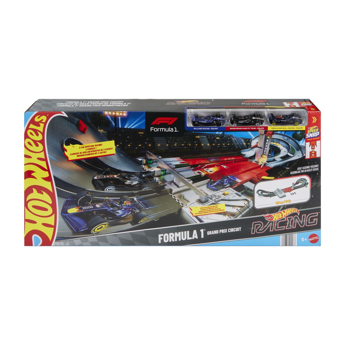 HOT WHEELS RACING CIRCUIT DE CURSE GRAND PRIX FORMULA 1 CU 3 MASINUTE INCLUSE