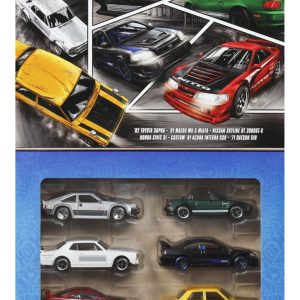 HOT WHEELS SILVER SERIES SET 6 MASINUTE METALICE TEMATICA JAPONEZA