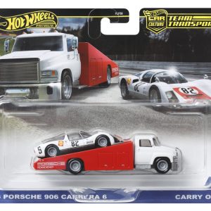 HOT WHEELS TRANSPORTATOR CARRY ON CU MASINUTA PORSCHE CARRERA 906 SCARA 1:64