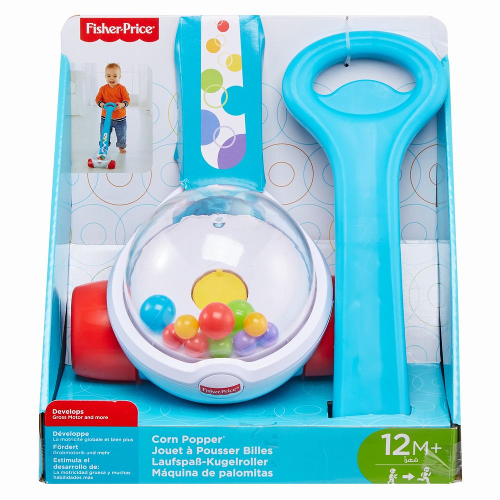 Jucarie De Impins Cu Bile Saltarete Fisher Price