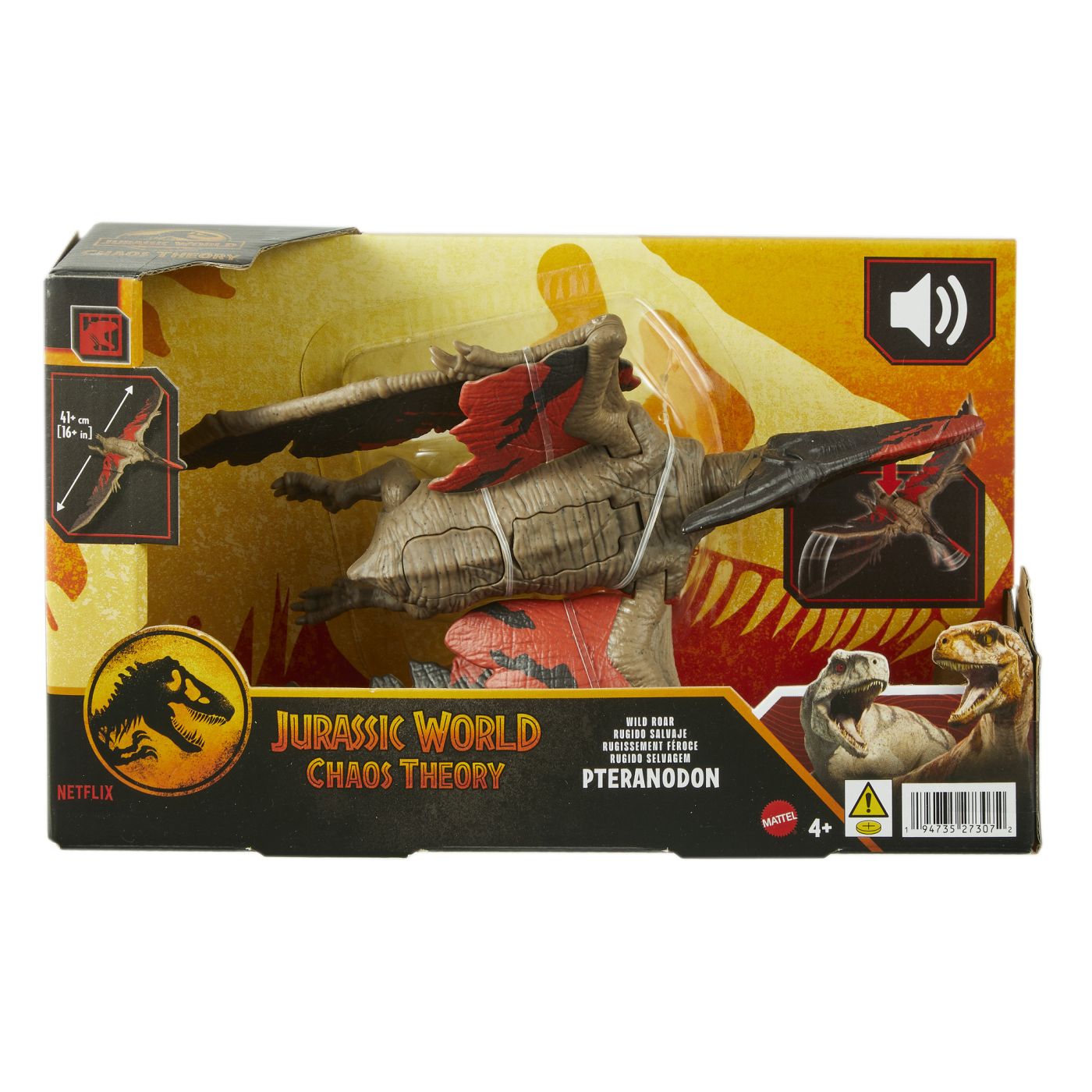 Jurassic World Chaos Theory Wild Roar Dinozaur Pteranodon
