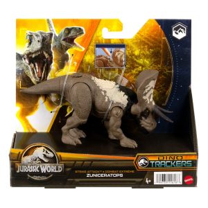 JURASSIC WORLD DINO TRACKERS STRIKE ATTACK DINOZAUR ZUNICERATOPS