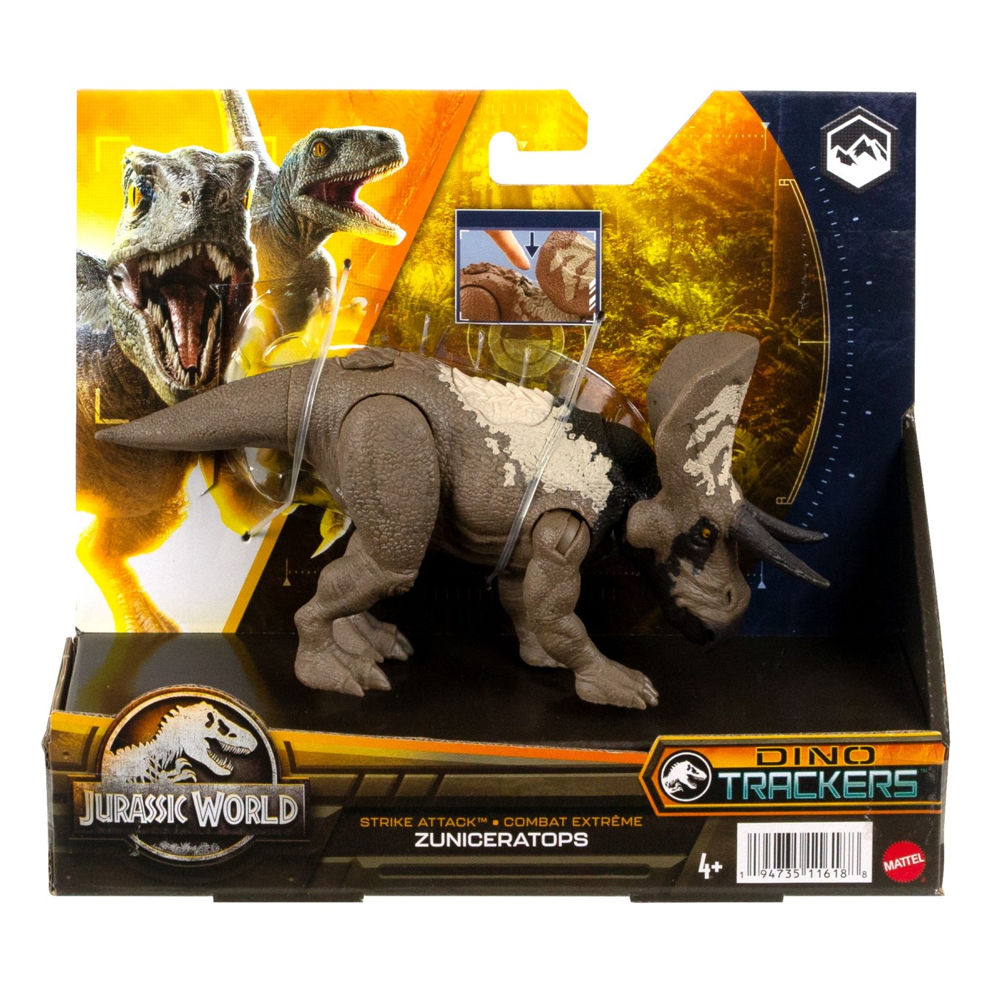 Jurassic World Dino Trackers Strike Attack Dinozaur Zuniceratops