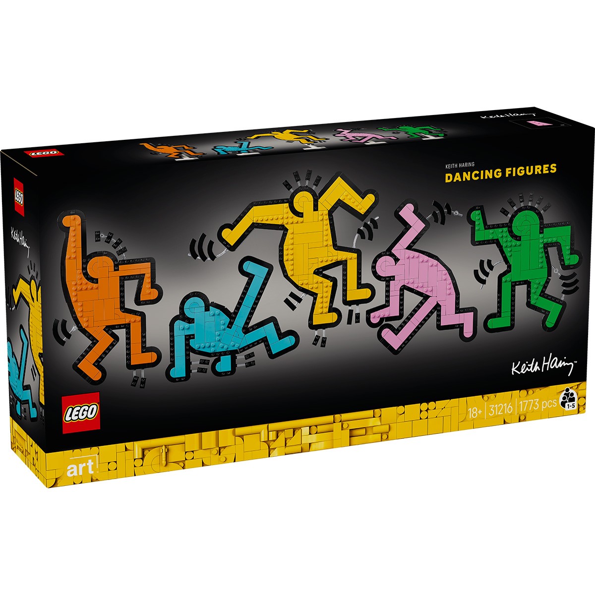 LEGO Art Keith Haring Figurine Care Danseaza 31216
