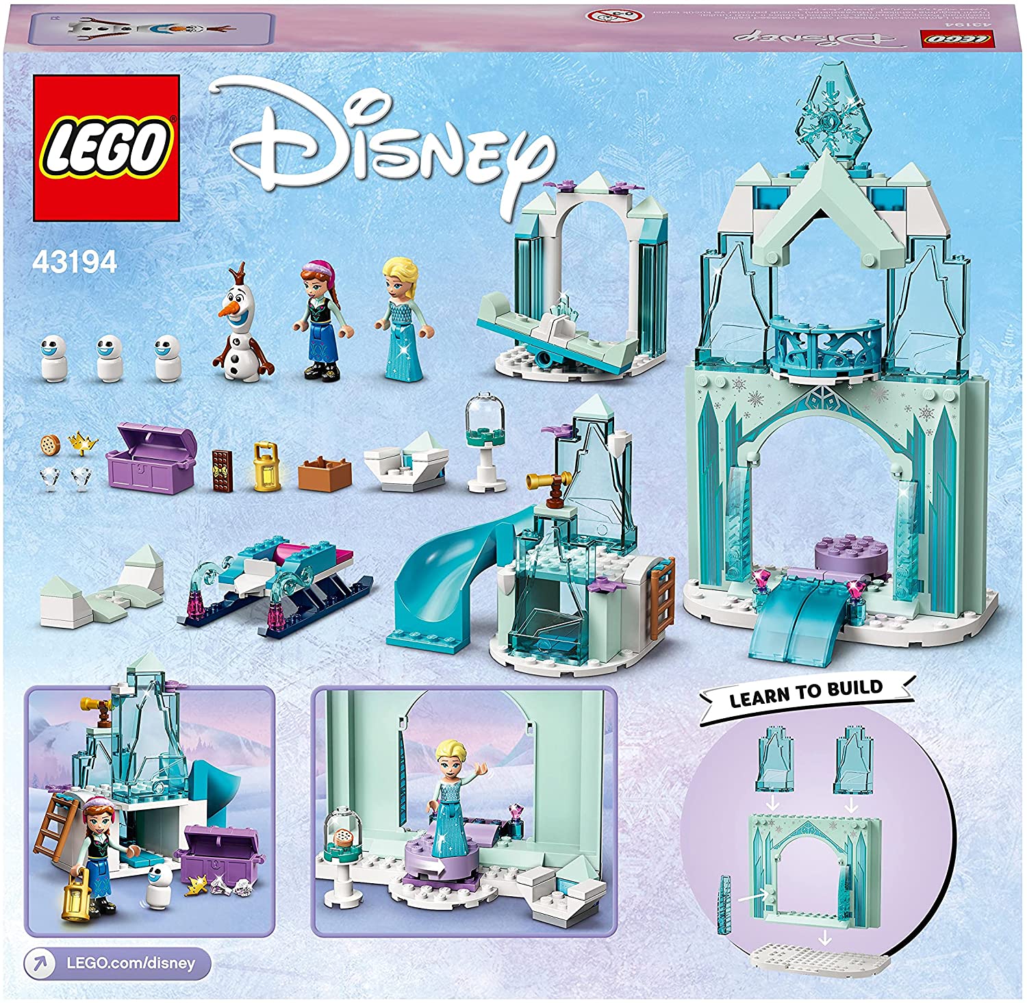 LEGO ǀ Disney Tinutul Minunilor Din Regatul De Gheata Al Annei Si Elsei 43194
