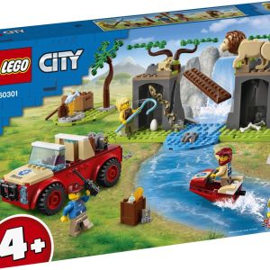 LEGO CITY MASINA DE TEREN PENTRU SALVAREA ANIMALELOR SALBATICE 60301