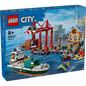 LEGO CITY PORT SI NAVA DE TRANSPORT MARFA 60422