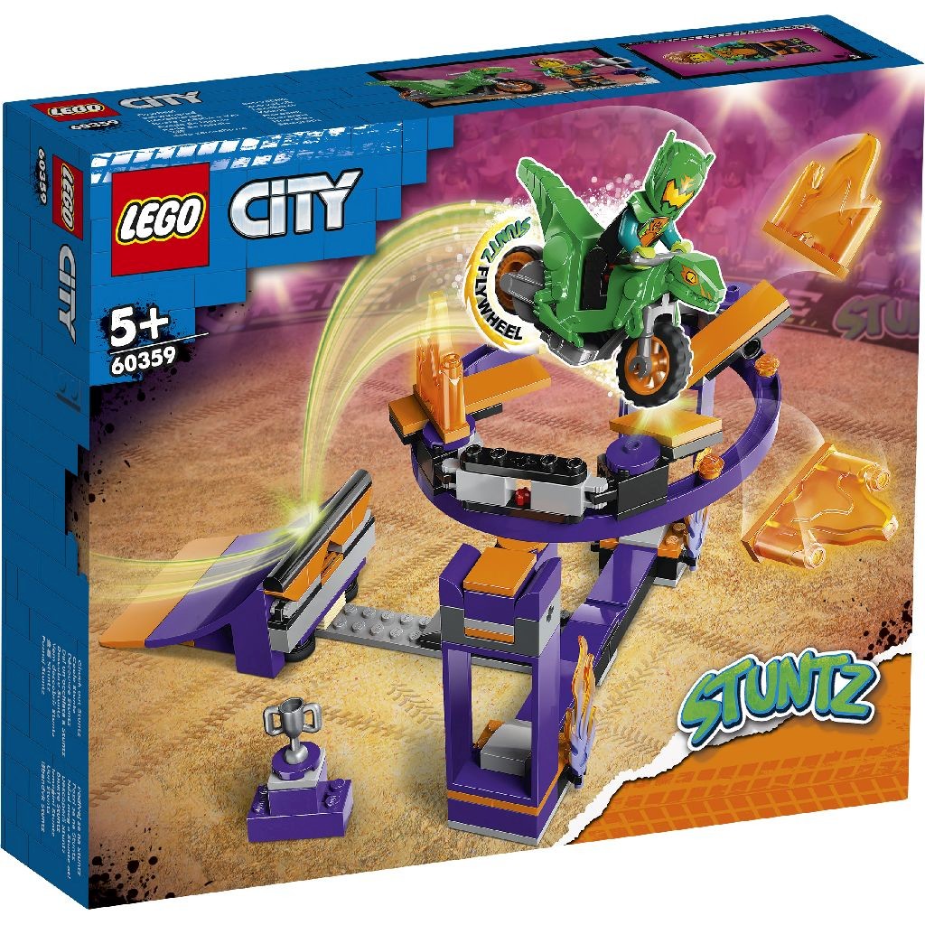 LEGO City Provocarea De Cascadorii Pe Rampa Cu Saritura Prin Cos 60359