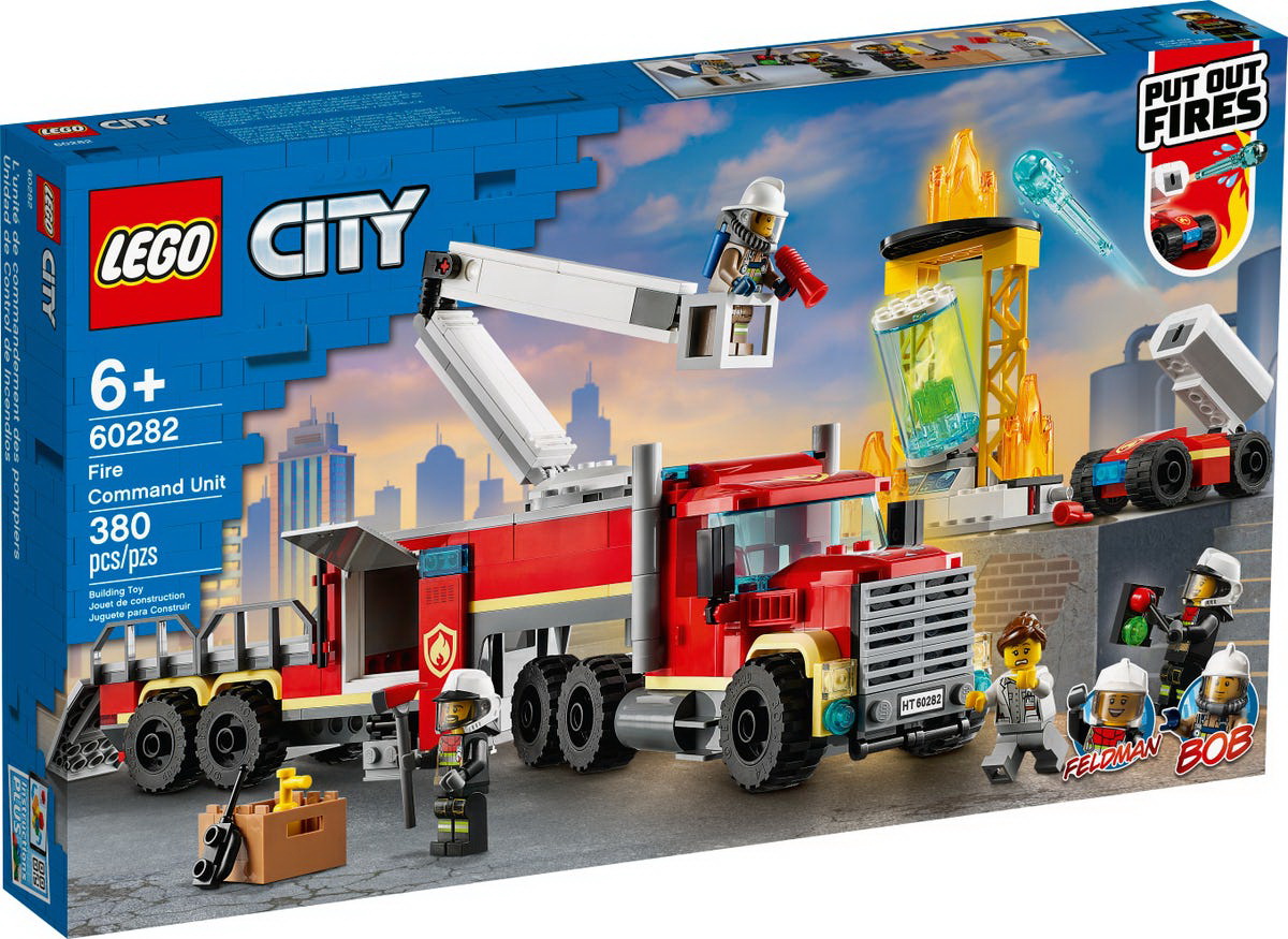 LEGO CITY UNITATEA DE COMANDA A POMPIERILOR 60282
