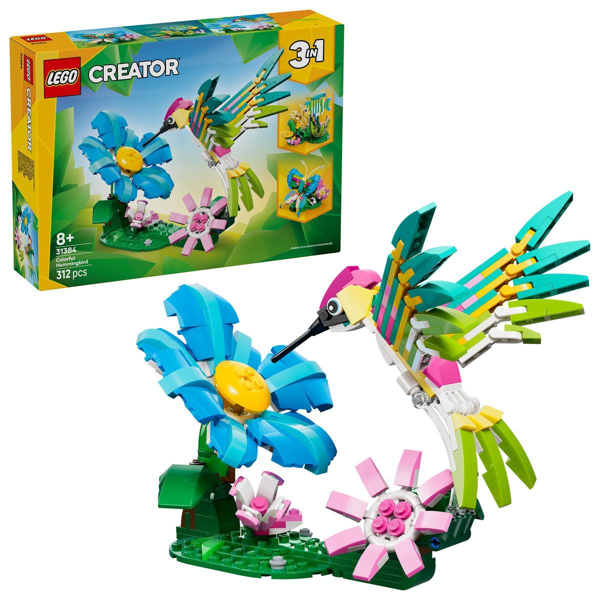 LEGO CREATOR ANIMALE SALBATICE COLIBRI COLORAT 31384
