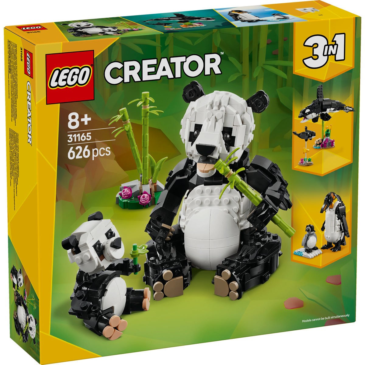 LEGO Creator Animale Salbatice: Familia De Ursi Panda 31165