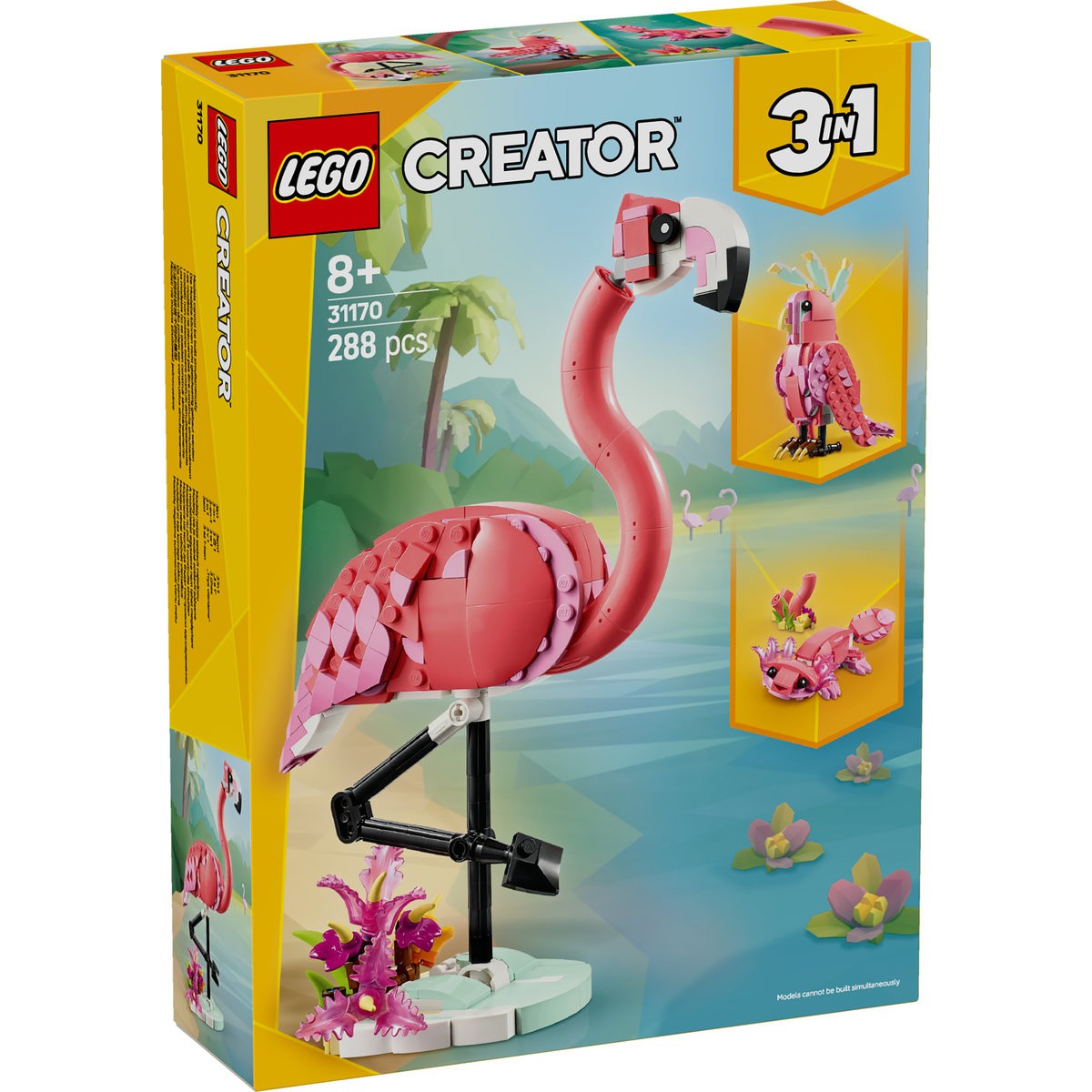 LEGO Creator Animale Salbatice Flamingo Roz 31170